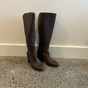 Lucky Brand Balissa Brown Knee High Boots